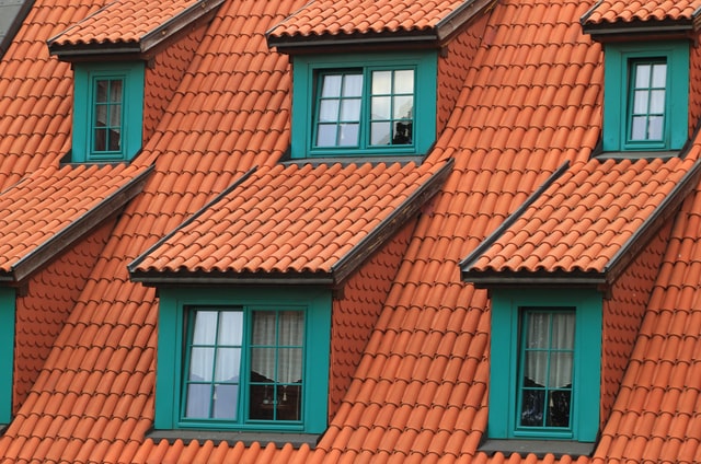 tile roofing with windows