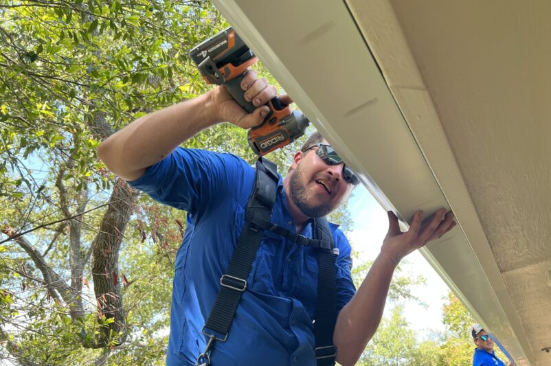 How to Connect Gutters on Two Different Levels