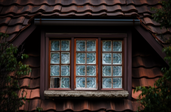 Tile dormer roof