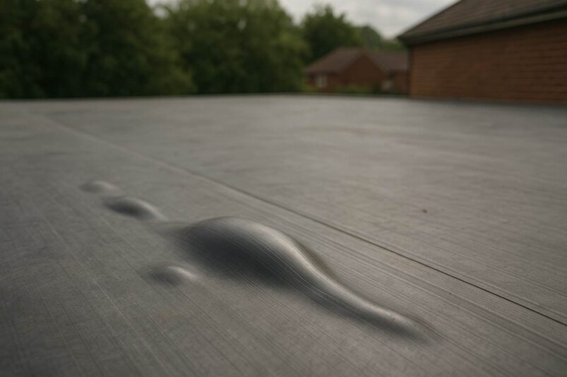 Flat Roof Bubble Repair: What Causes It and How to Fix It