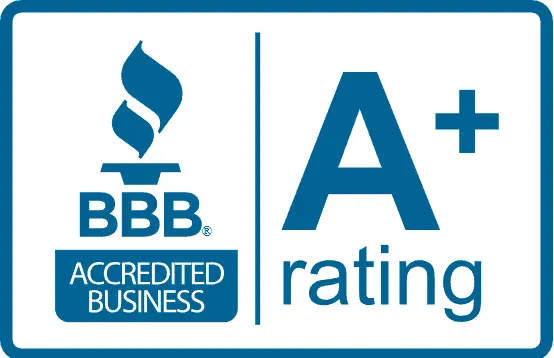 A+ Rating with the Better Business Bureau